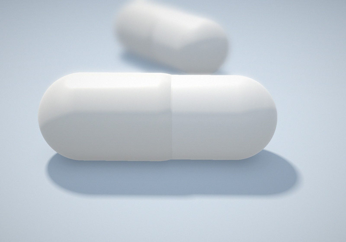Close-up of an elivity capsule