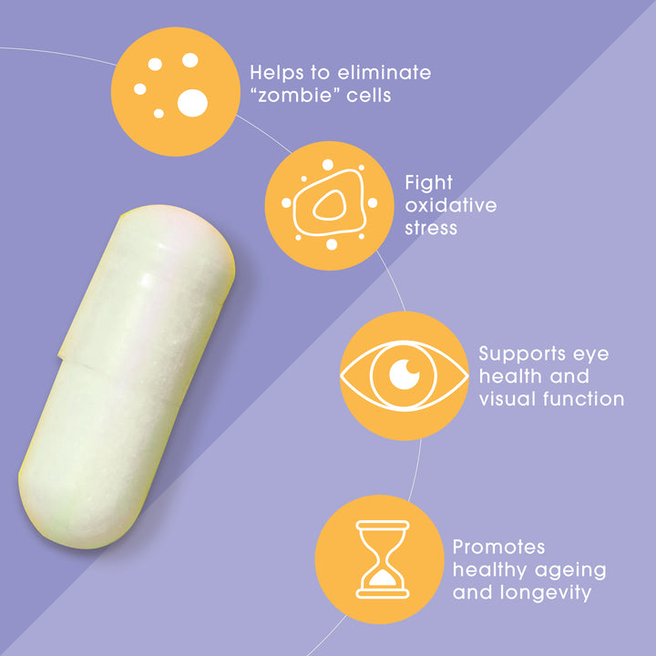 cell protection - Fisetin, Quercetin, Lutein
